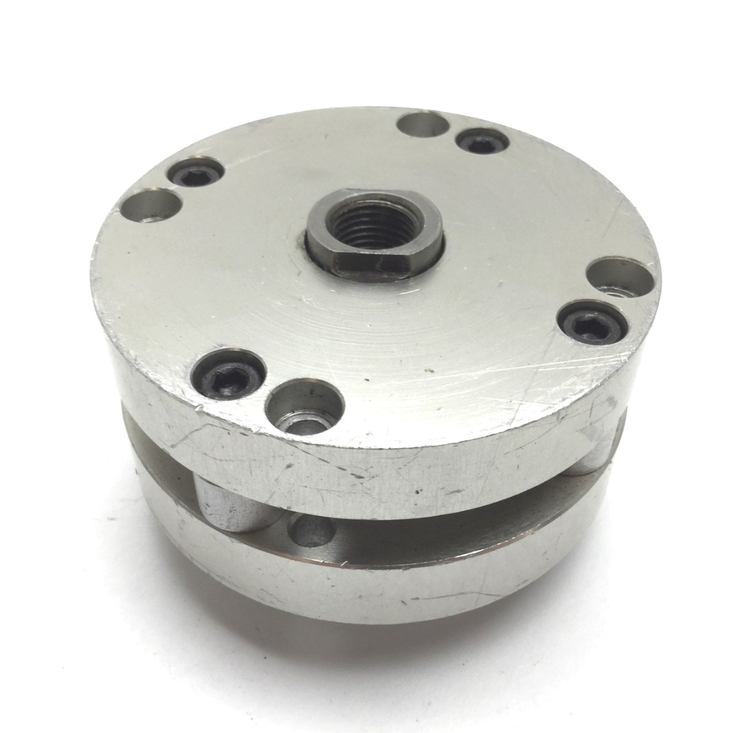 Used Bimba Flat-1 Pneumatic Cylinder, Bore: 1.75", Stroke: 0.375", Ports: 1/8" NPT