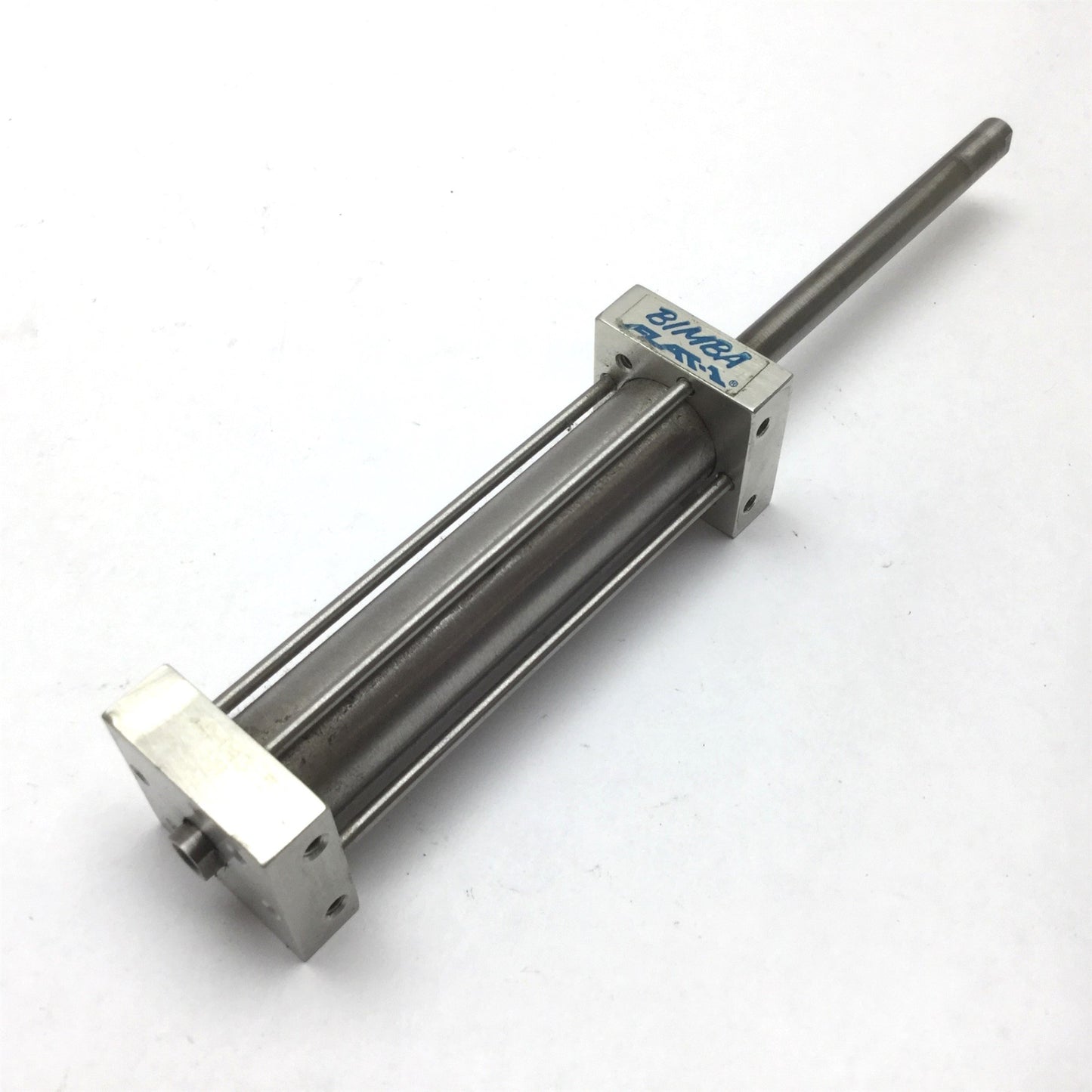 Used Bimba FSD-043.5 Pneumatic Cylinder, Bore: 0.75", Stroke: 3.5", Ports: 10-32