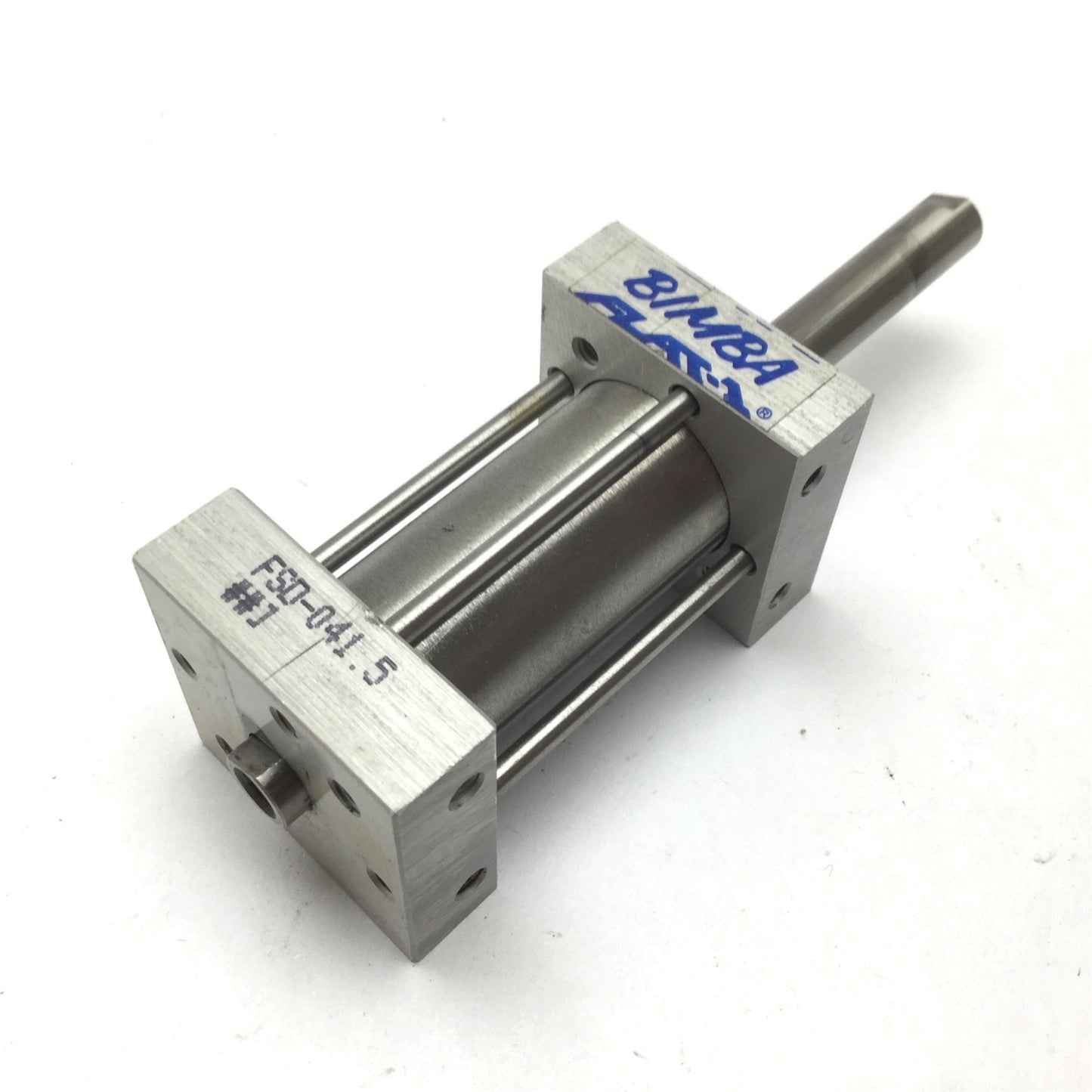 Used Bimba FSD-041.5 Flat-1 Pneumatic Cylinder, Bore: 3/4", Stroke: 1.5", Ports 10-32