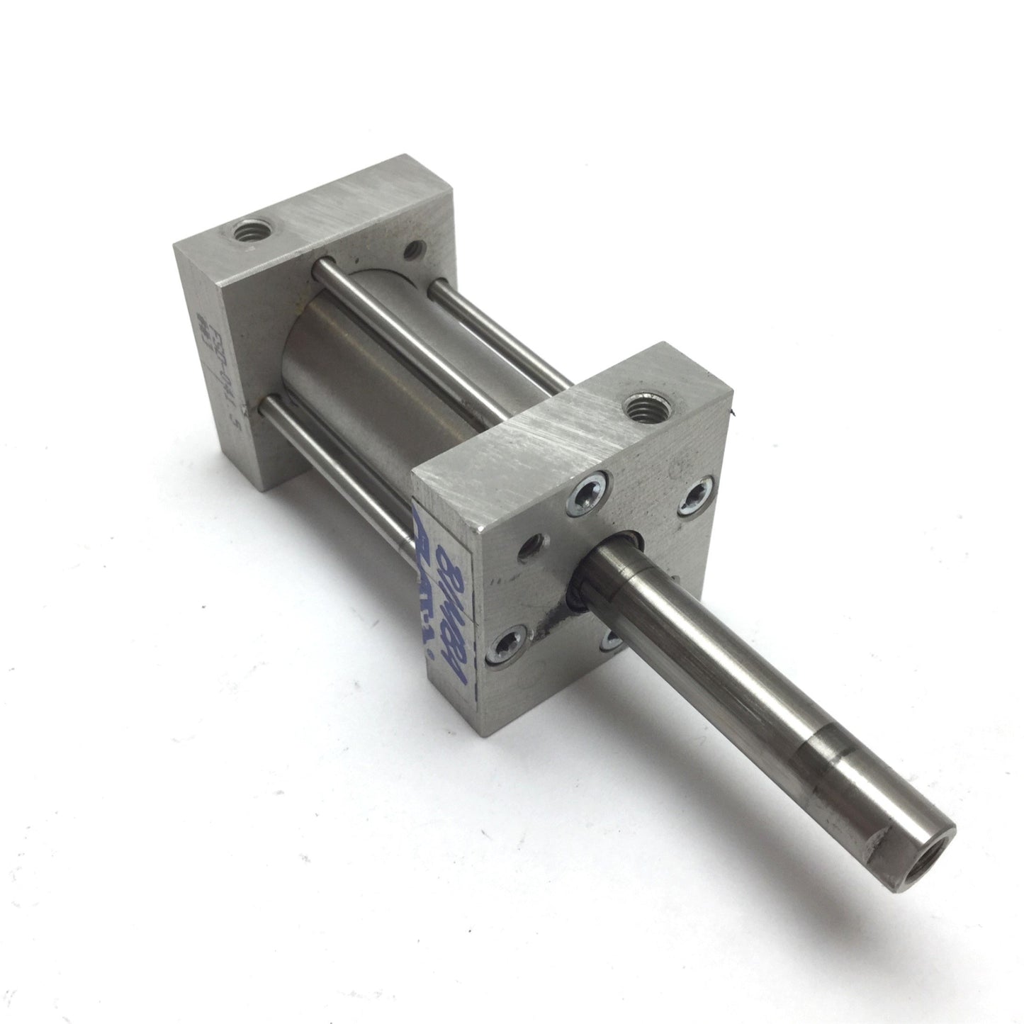 Used Bimba FSD-041.5 Flat-1 Pneumatic Cylinder, Bore: 3/4", Stroke: 1.5", Ports 10-32