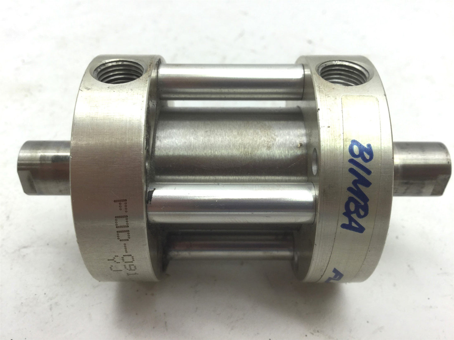 Used Bimba FOD-091.25 Flat-1 Pneumatic Cylinder Bore: 1-1/16" Stroke: 1.25" 200 Psi