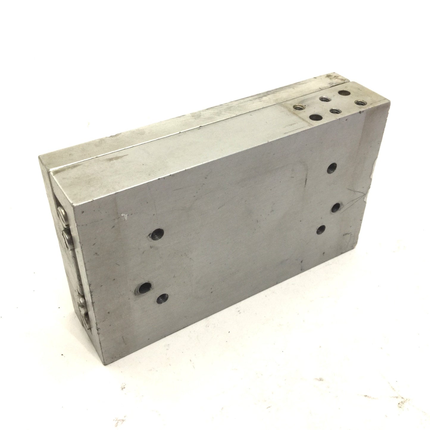 Used Alm 5" x 3" Stage, Travel: 2.5", On 2 x RS118-05 Cross-Roller Linear Rail