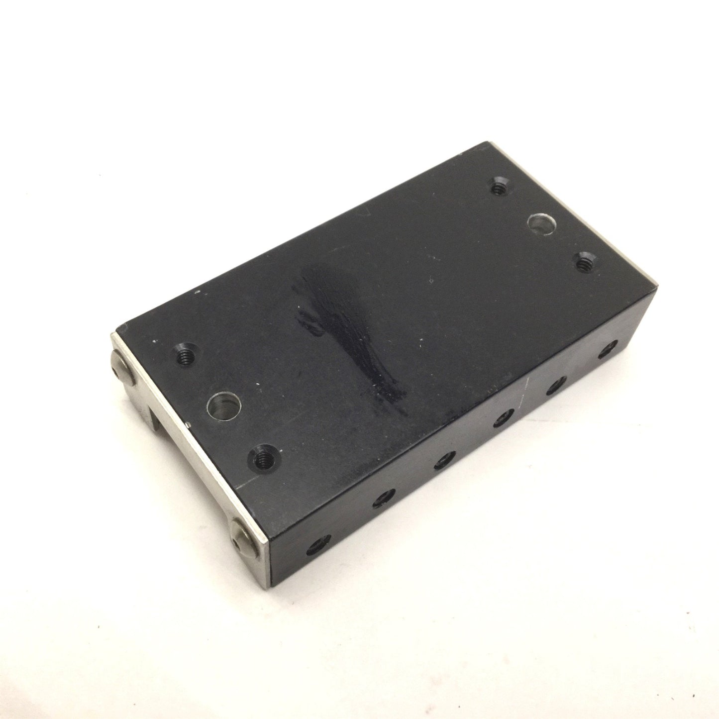 Used Ball Bearing Slide Stage Travel: 2-1/4", Width: 1-3/4", Length: 3-1/4"
