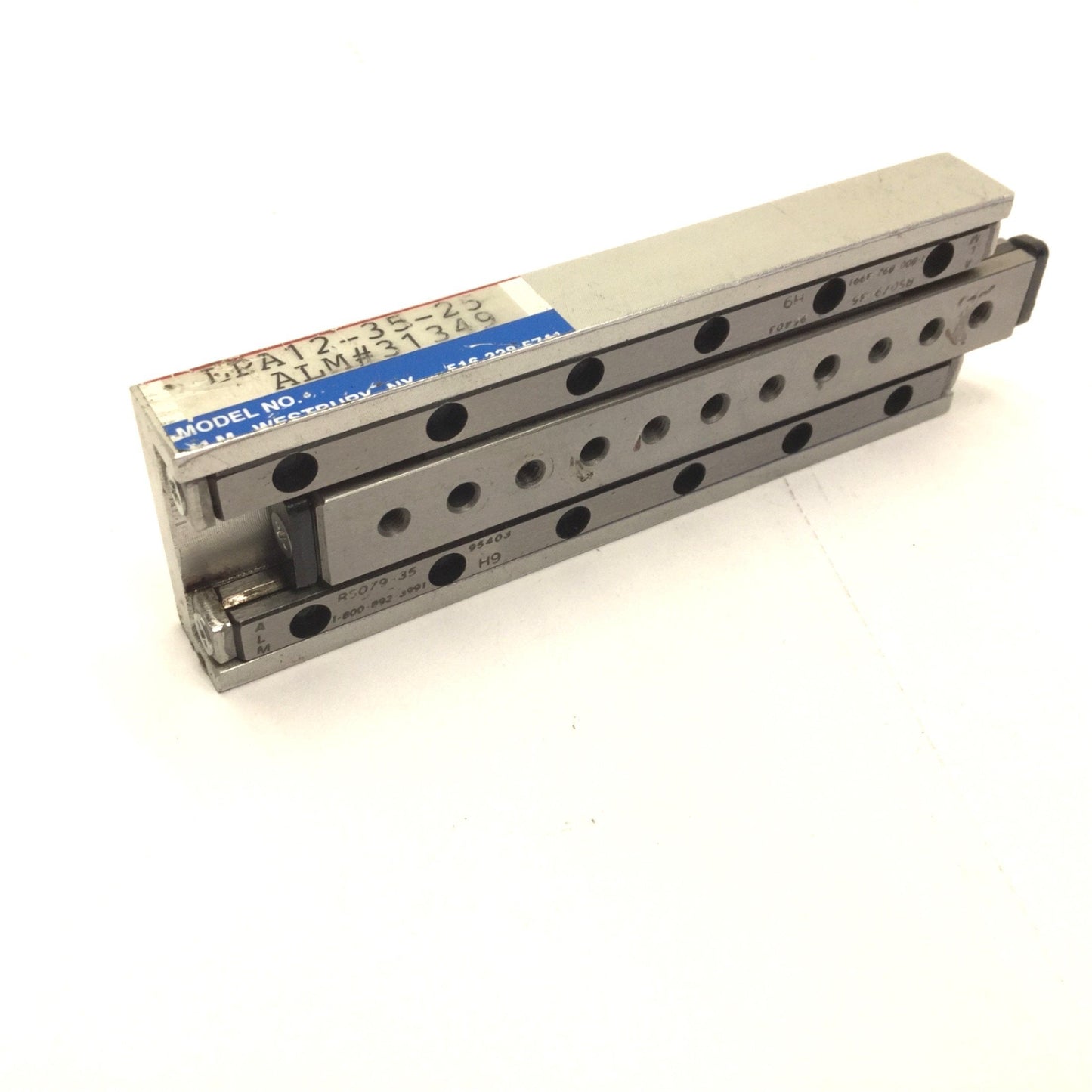 Used Alm LPA12-35-25 Low Profile Ball Bearing Slide, Travel: 60mm W: 30mm L: 95mm