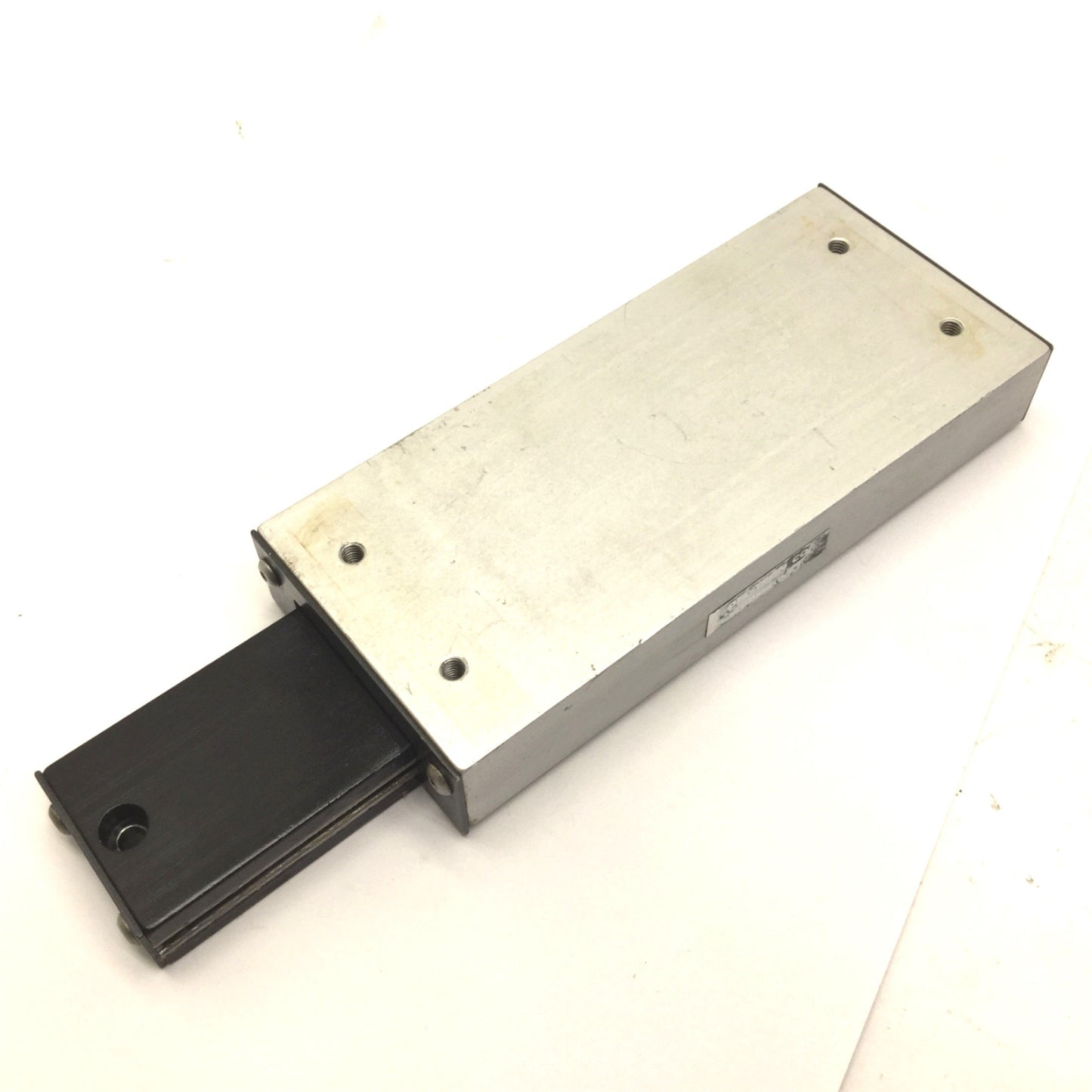Used Del-Tron S3-4 Ball Bearing Slide, Travel: 4" Width: 2-5/8" Length: 6" Height: 1"