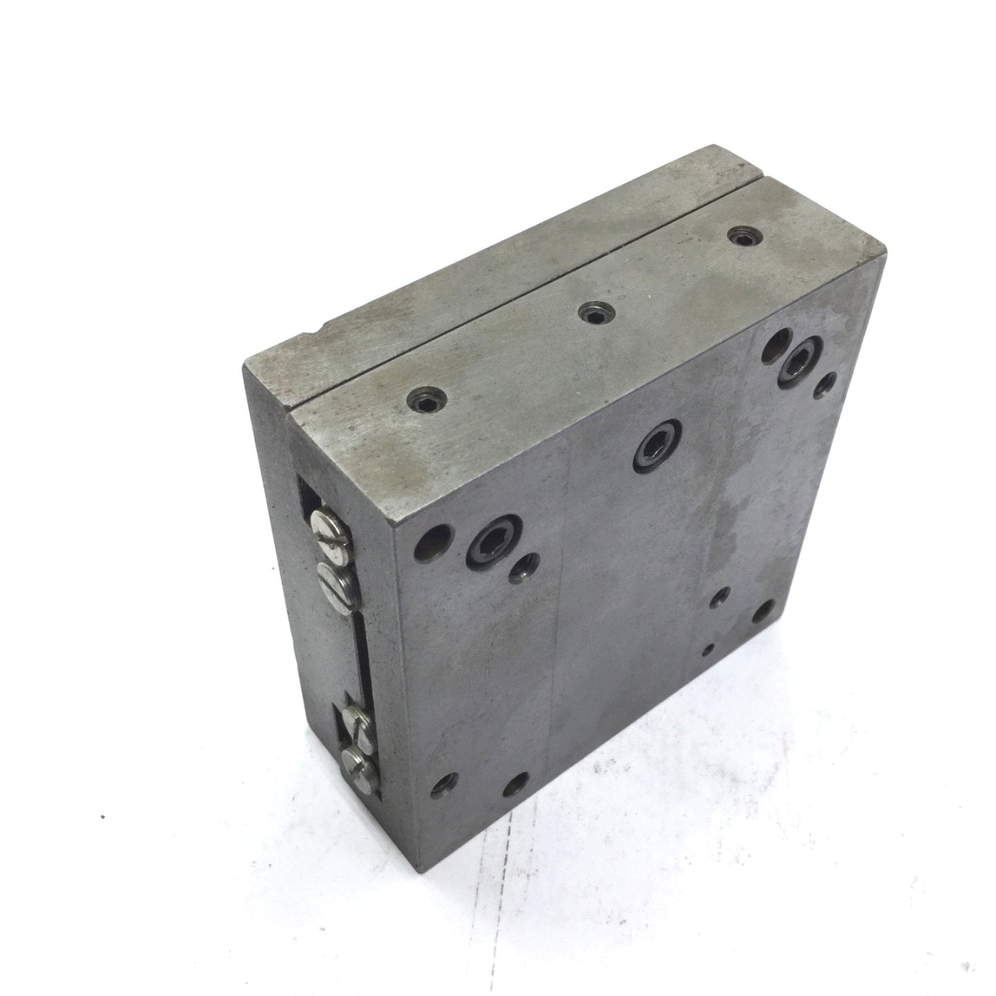 Used Micro Slide Inc 3x3 Ball Bearing Slide Stage Travel: 2", Length: 3", Width: 3"