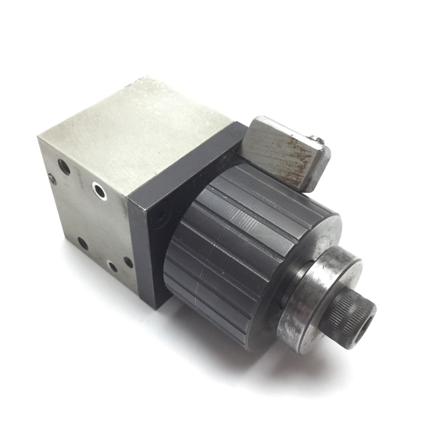 Used Compact BD118X12 Pneumatic Cylinder, With Limiter, Bore: 1-1/8", Stroke: 1/2"