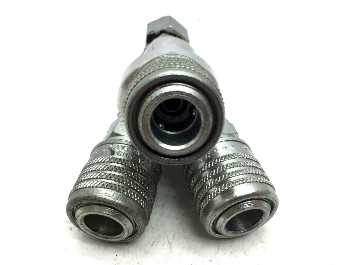 Used Dayton Speedaire Coupler Quick Disconnect Hose Splitter 1:3