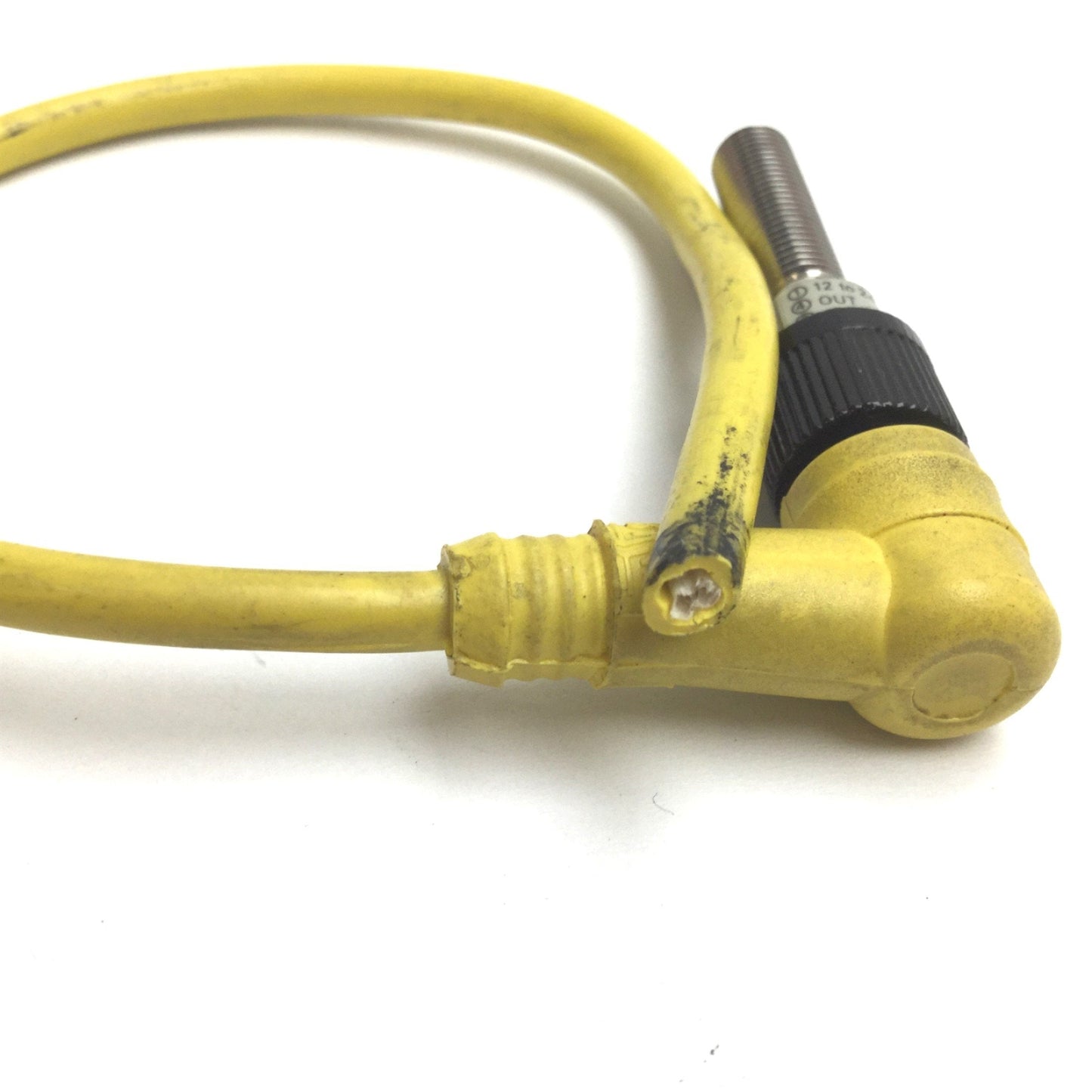 Used Omron E2E-X1R5E1-M1 Inductive Proximity Sensor, Range: 1.5mm, With 90ø Cable