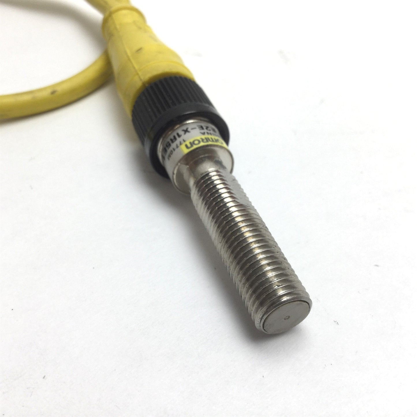 Used Omron E2E-X1R5E1-M1 Inductive Proximity Sensor, Range: 1.5mm, With Cable