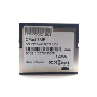 Used innodisk 3ME CFast Commercial SSD/Card, 128GB, Read/Write 310/150MB/s, 6Gb/s