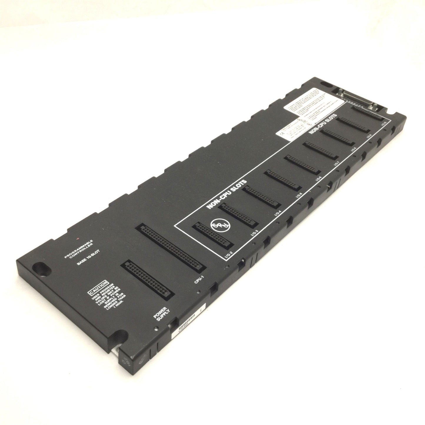 Used GE Fanuc IC693CHS391K 10-Slot Expansion Base, 9-Slots for Non-CPU, EMI Enhanced