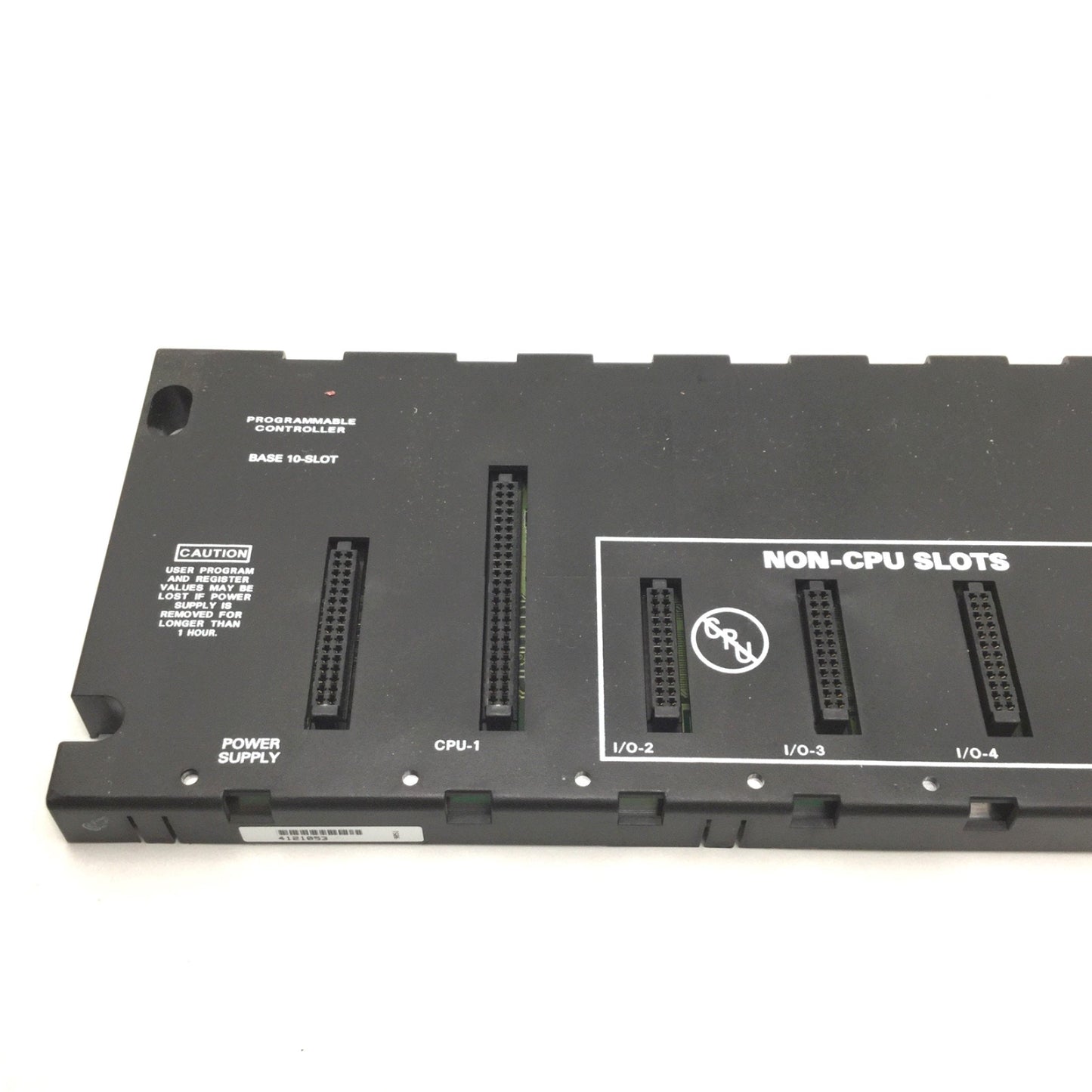 Used GE Fanuc IC693CHS391K 10-Slot Expansion Base, 9-Slots for Non-CPU, EMI Enhanced