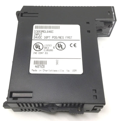 Used Lot of 3 GE Fanuc IC693MDL646C PLC Modules Input / Output *Missing Top*