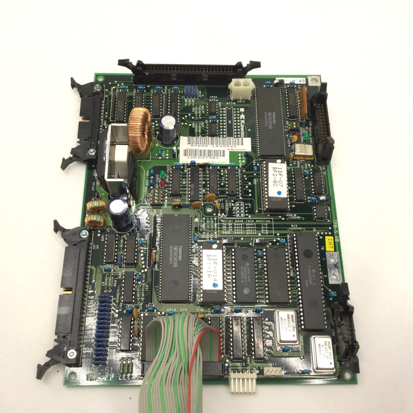 Used Kawasaki 50999-1545R20 IDF-51 Control Board, For U93 Display With Ribbon Cable