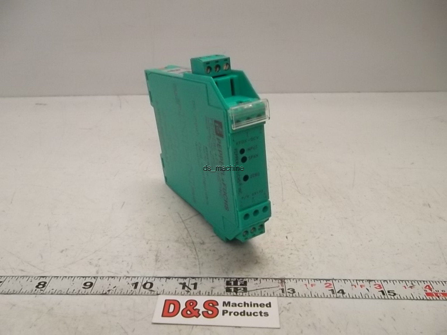 Used Pepperl+Fuchs KFDX-DCV DC Input Filed Configurable Isolator 9-30VDC 2.5W