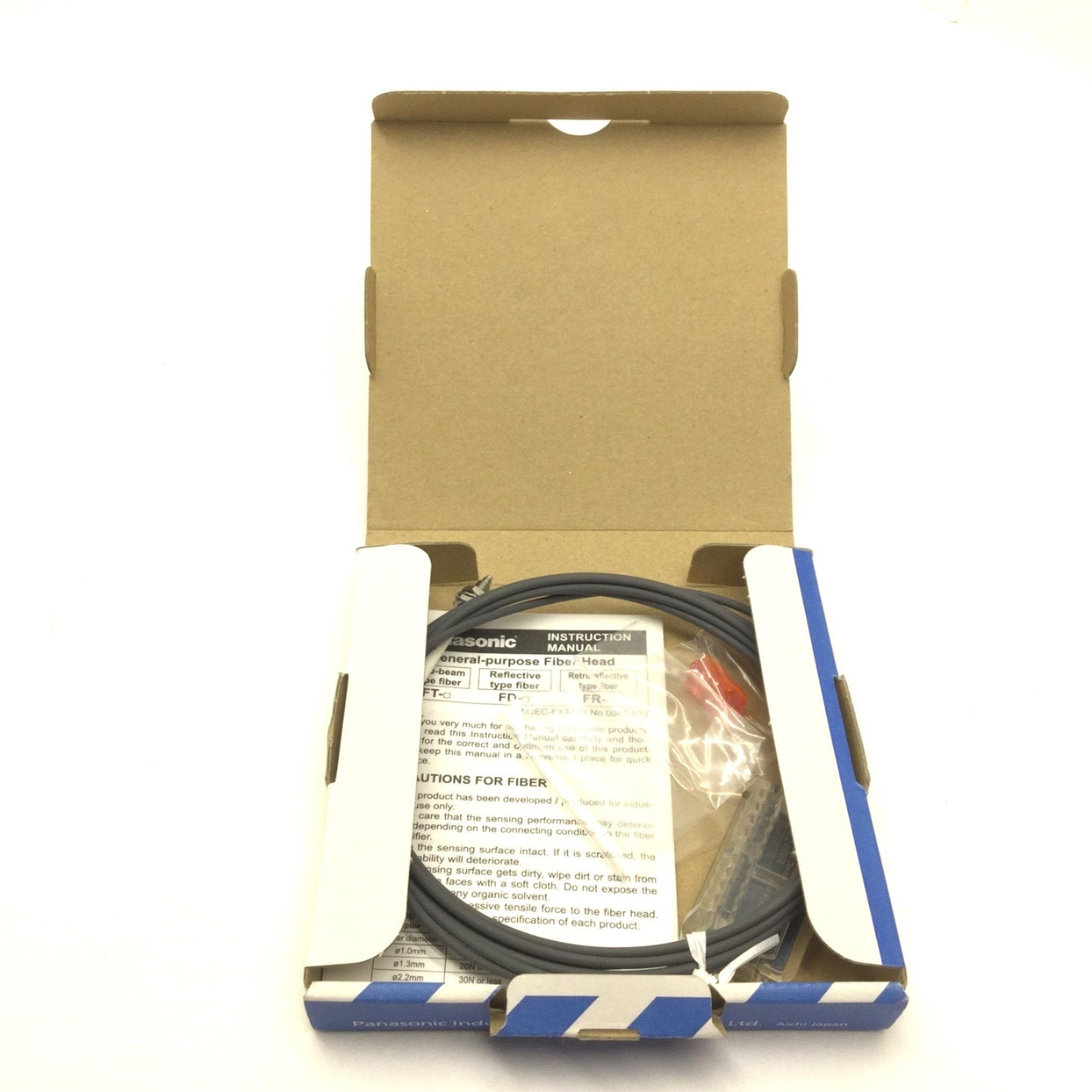 New Panasonic Sunx FT-43 Sensor Fiber Optic Set, Thru-Beam Type