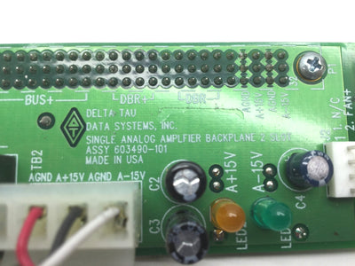 Used Delta Tau 603490-101 Single Analog Amplfier Backplane 2 Slot