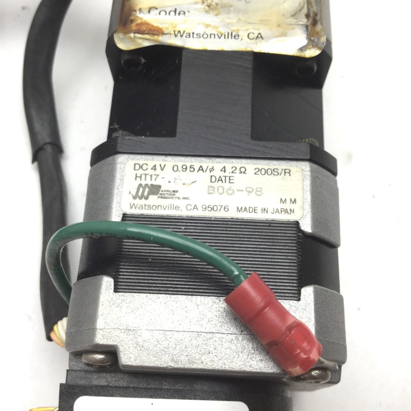 Used Applied Motion 17PL0100 Planetary Gearhead HT17 Motor E2-500-197-IH Encoder