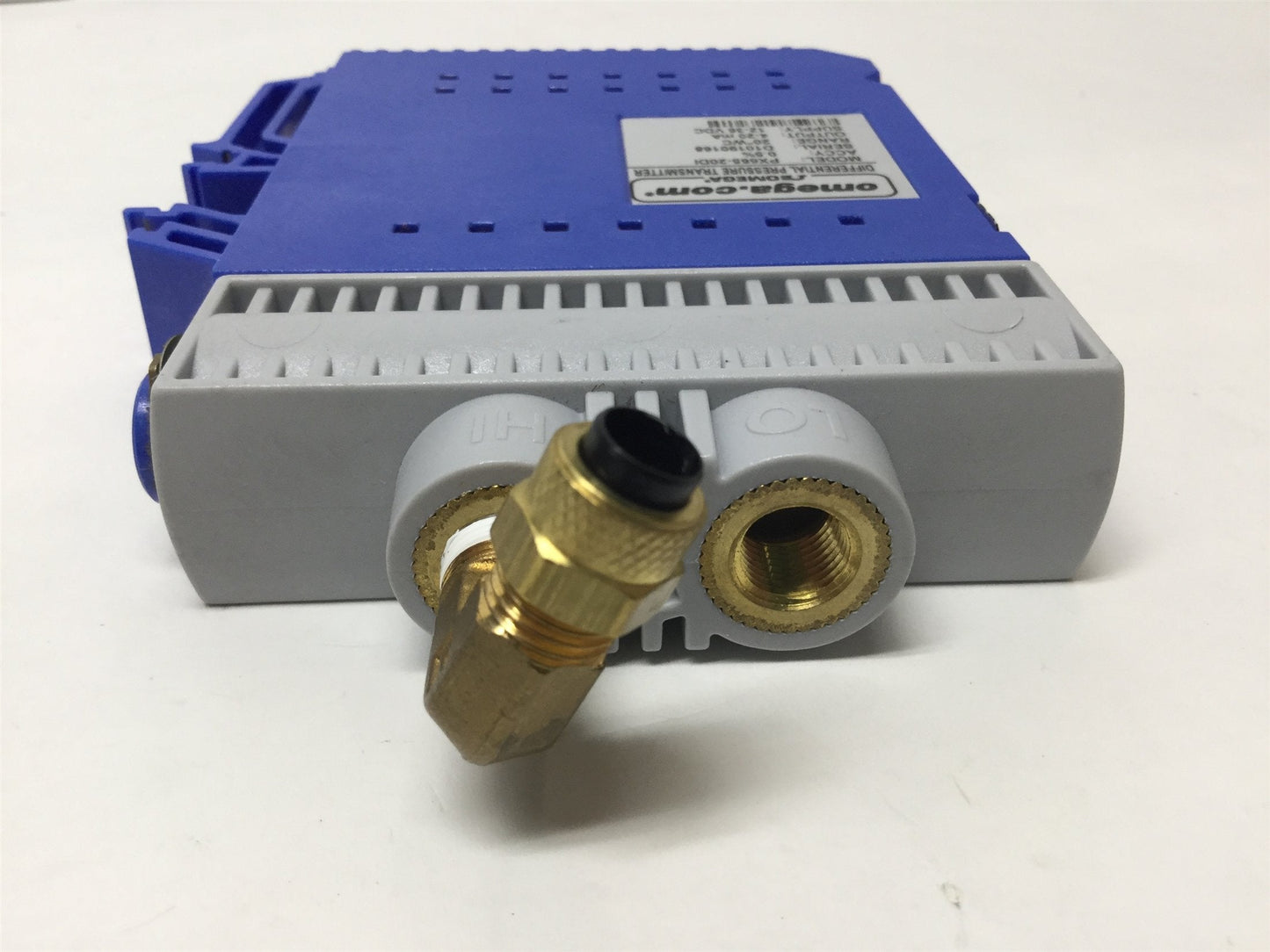 Used Omega PX665-20DI Differential Pressure Transmitter 12-36VDC, 20"WC Range, 4-20mA