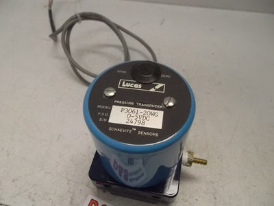 Used Lucas Pressure Transducer P3061-20WG