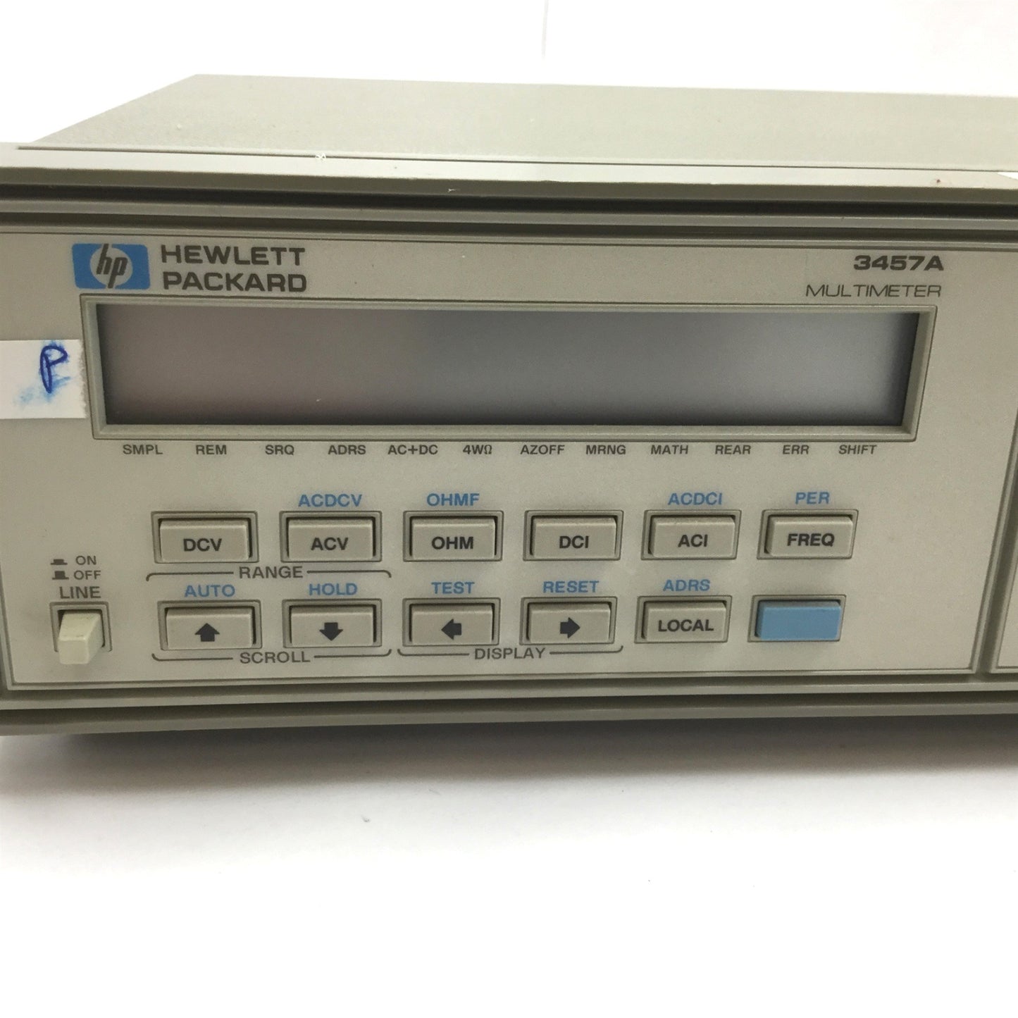 Used Hewlett Packard 3457A Multimeter, Power: 100/120/220/240VAC, Range: 30mV-300V