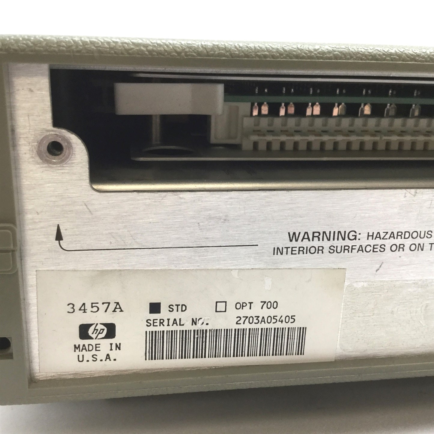 Used Hewlett Packard 3457A Multimeter, Power: 100/120/220/240VAC, Range: 30mV-300V