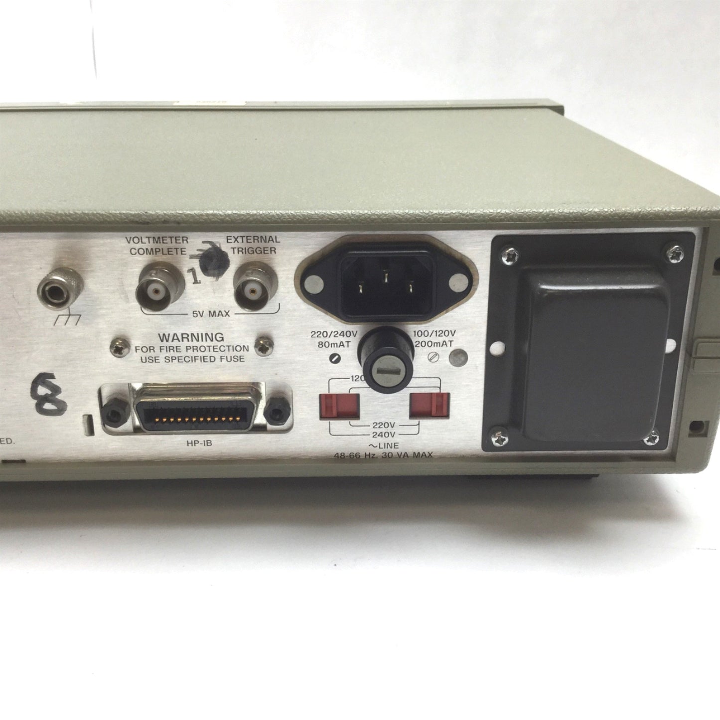Used Hewlett Packard 3457A Multimeter, Power: 100/120/220/240VAC, Range: 30mV-300V
