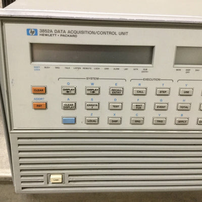 Used Hewlett Packard 3852A Data Acquisition Control Unit, W/ 44702B Voltmeter Module
