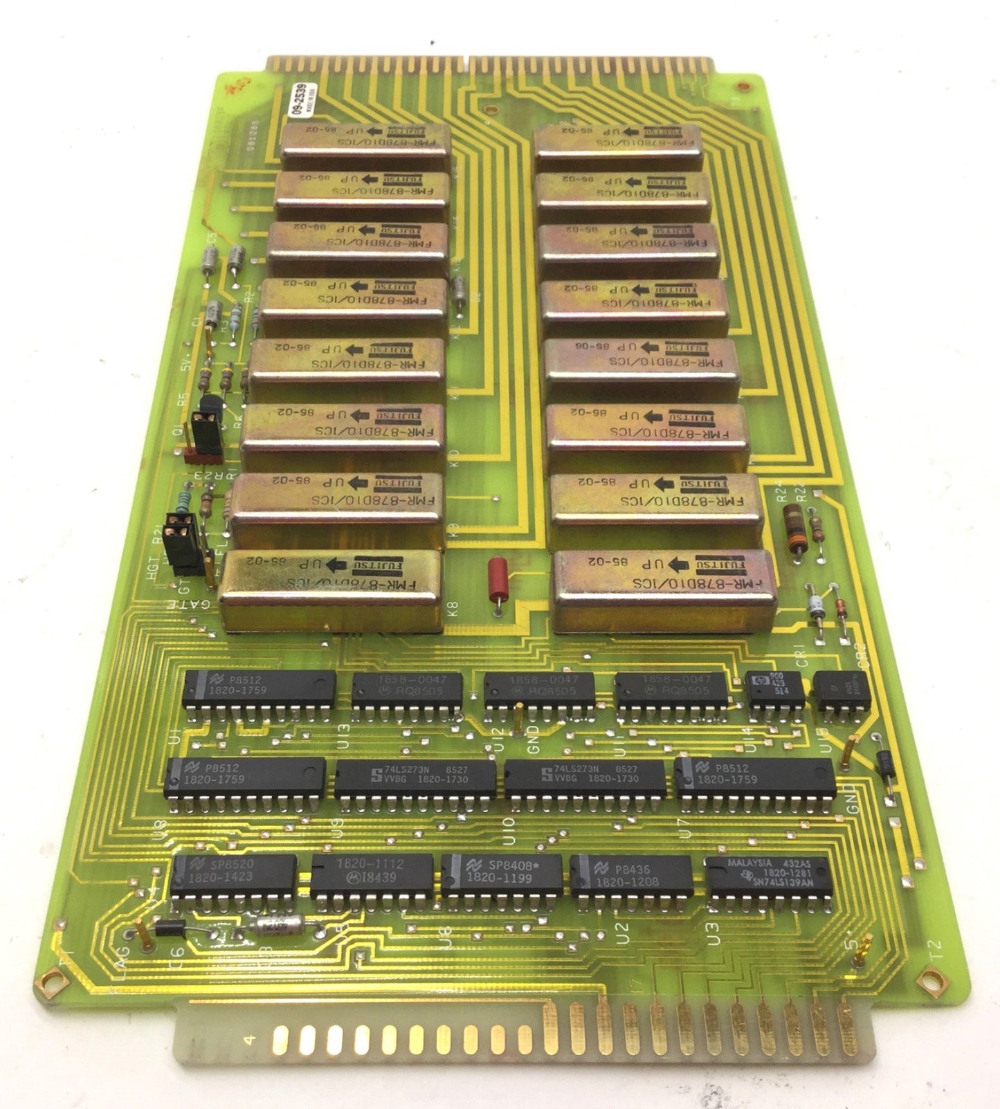 Used Hewlett-Packard 88809F REV C 03497-66514 Actuator Output Circuit Board