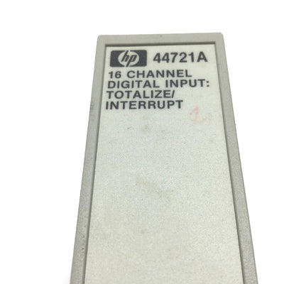 Used Hewlett Packard 44721A Totalizer/Interrupt Digital Input Module, 16-Channel