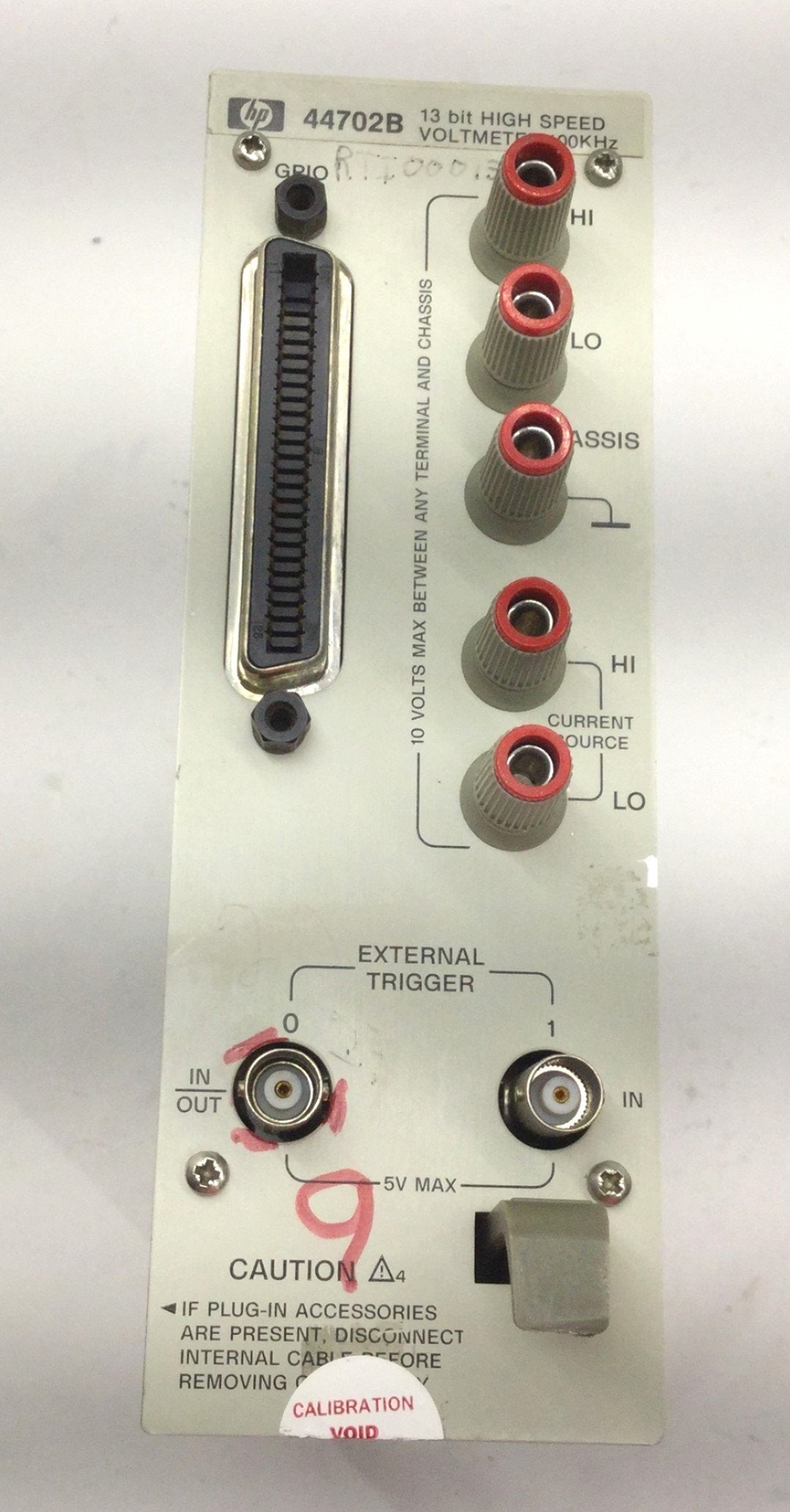 Used Hewlett Packard 44702A 13-Bit Hight Speed Voltmeter, Frequency: 100KHz