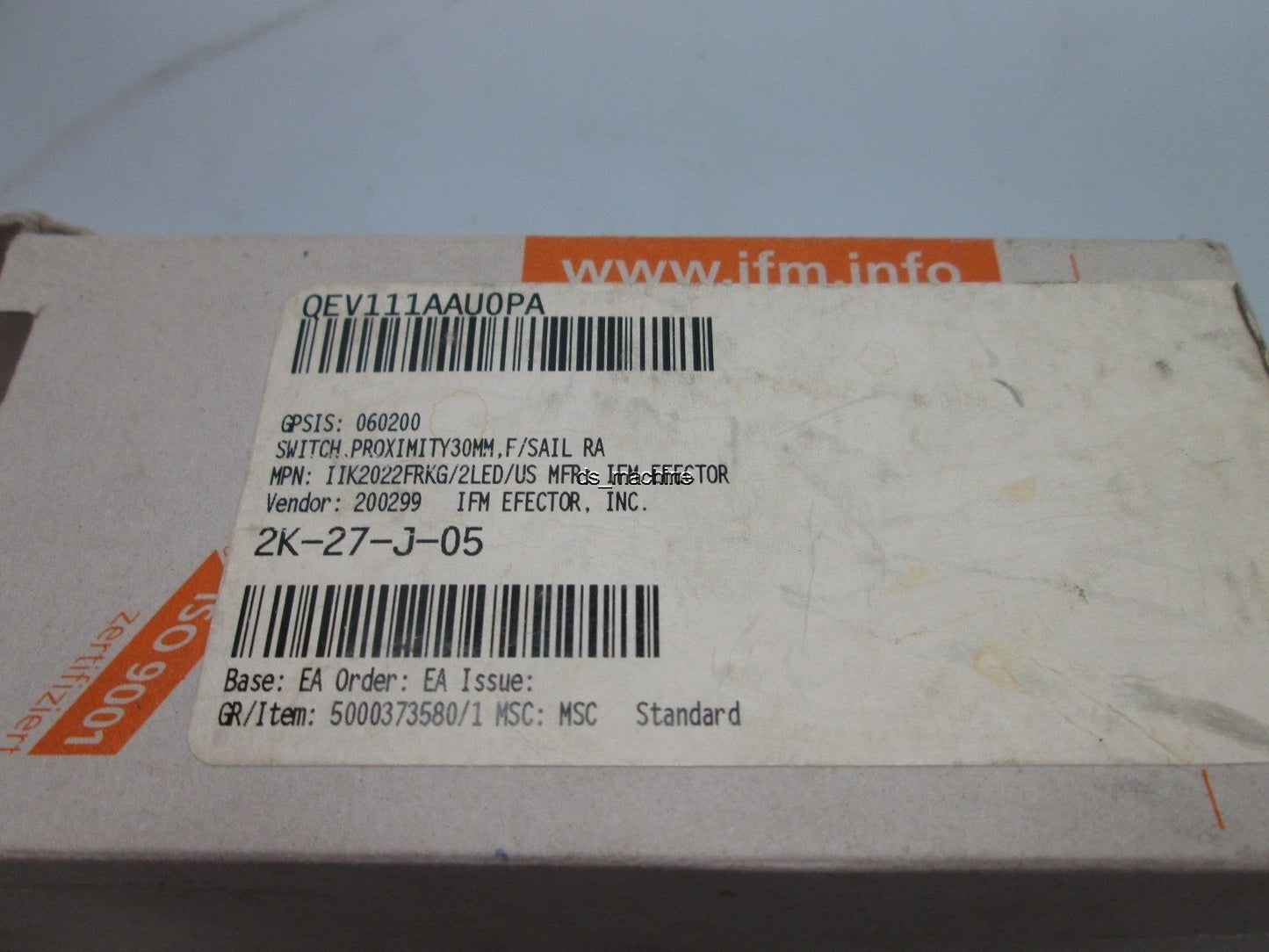 New IFM Efector Inductive Proximity Sensor II5859