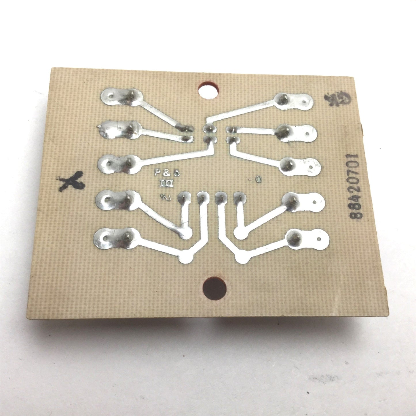 Used Lot of 5 Potter & Brumfield 27E460 Relay Breakout Board, 10x Screw Terminals