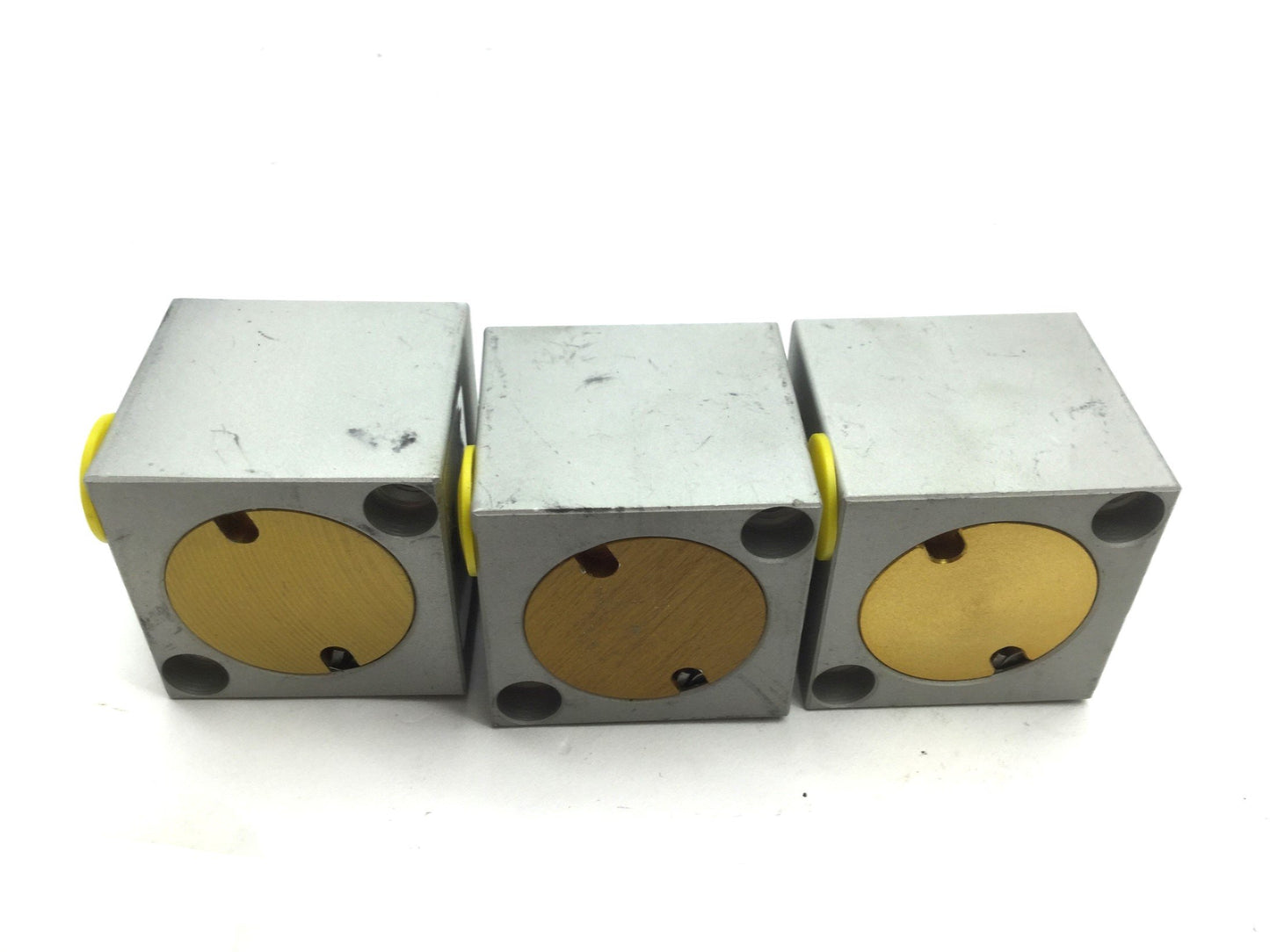 Used Lot of 3 Compact S118X58 Pneumatic Cylinder, Bore 1.125", Stroke 0.625", 1/8 NPT