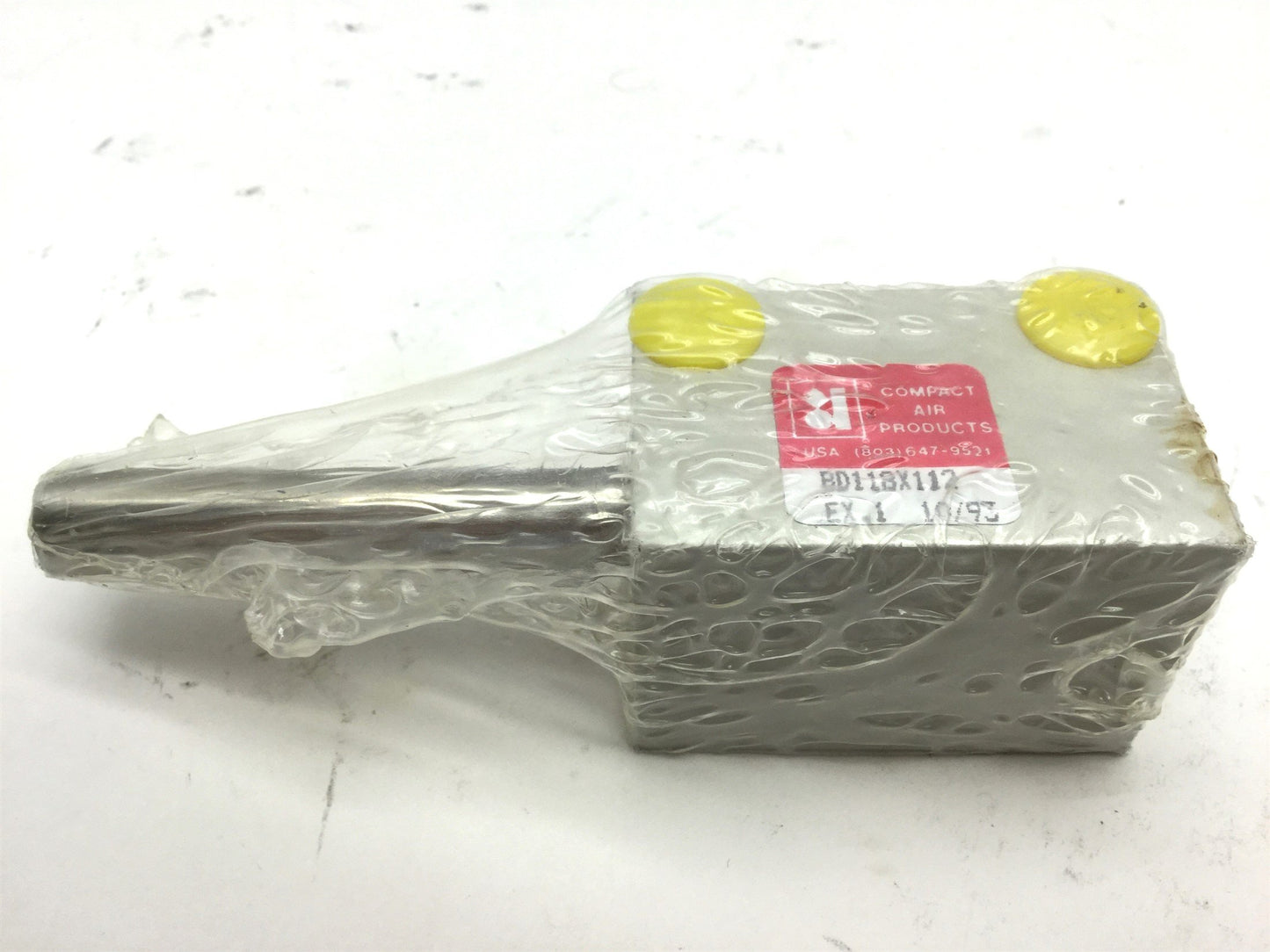 New Compact BD118X112 Pneumatic Double Rod Cylinder Travel 1.5" Bore 1-1/8"