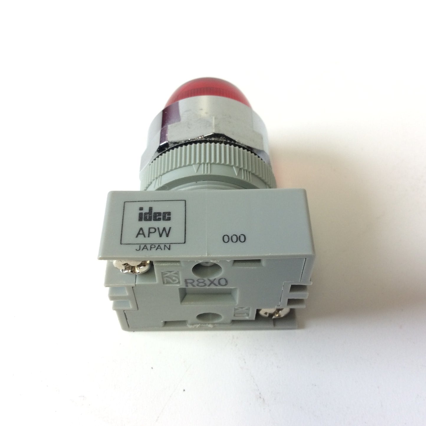 Used Lot of 4 Idec APW-199 Red 22mm LED Pilot Indicator Illuminated Light 24VAC/DC