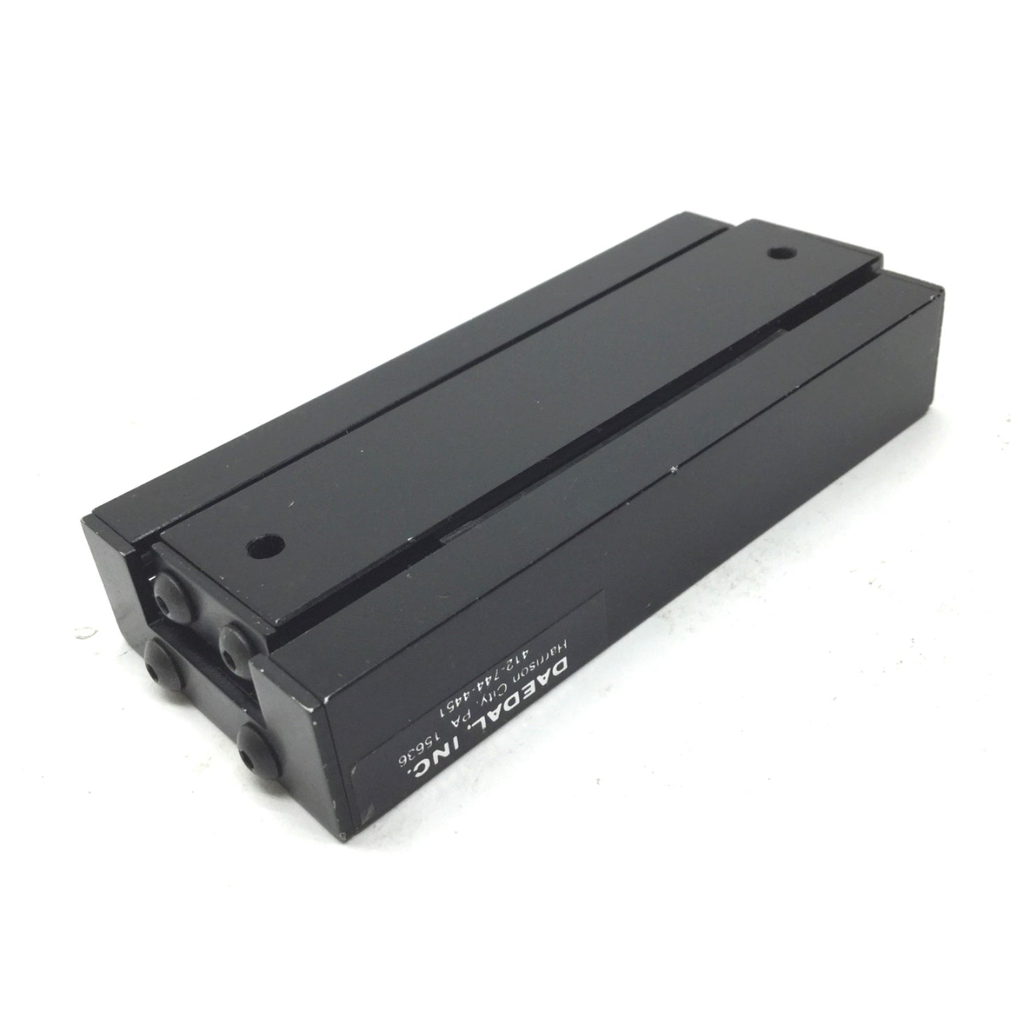 Used Daedal 4x1-3/4" Linear Slide, Table Dimensions: 1-3/4" x 4", Travel: 3-3/8"