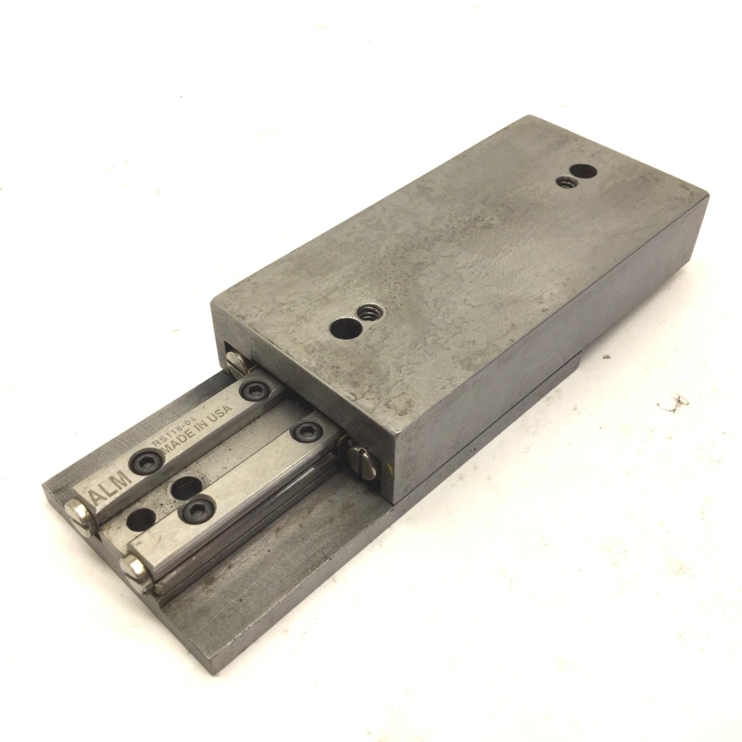 Used Alm 4x2 Cross-Roller Slide Stage Width: 2" Length: 4" Travel: 3-1/2" Height: 1"