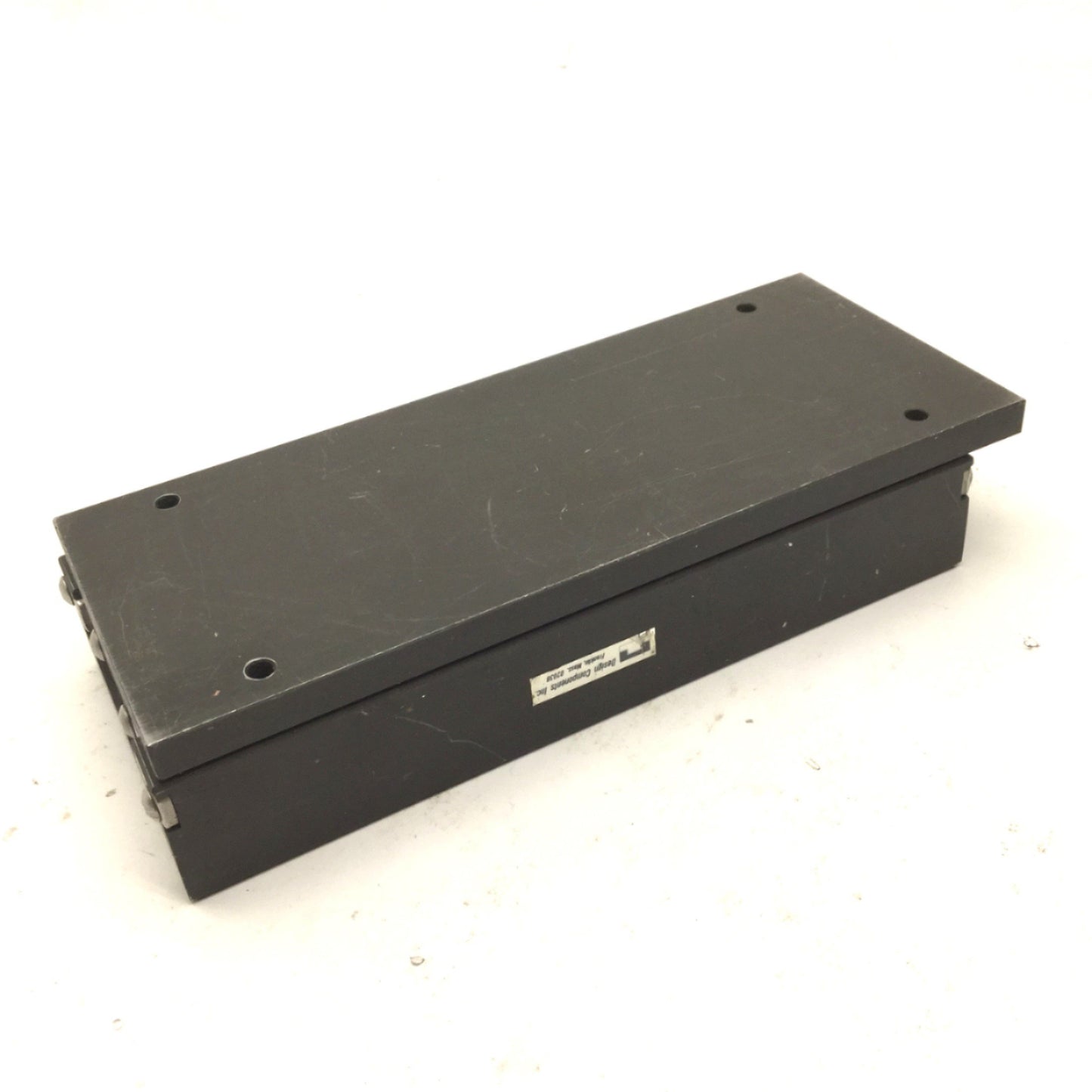 Used Design Components 8x3-1/2" Linear Positioning Stage L: 8" W: 3-1/2" H: 1-3/4"