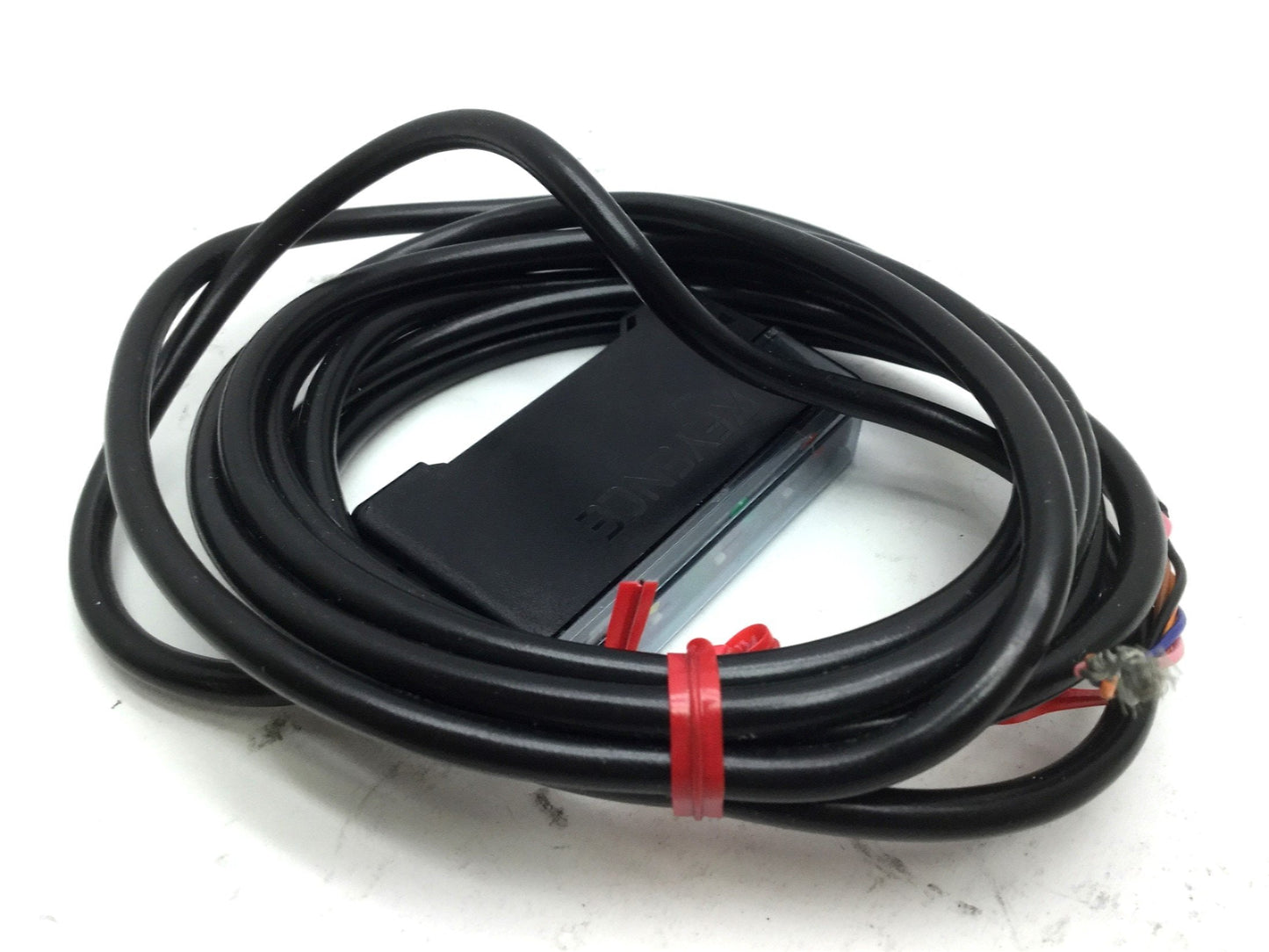 Used Keyence FS-T22 Fiber Optic Photoelectric Sensor Amplifier 12-24VDC NPN