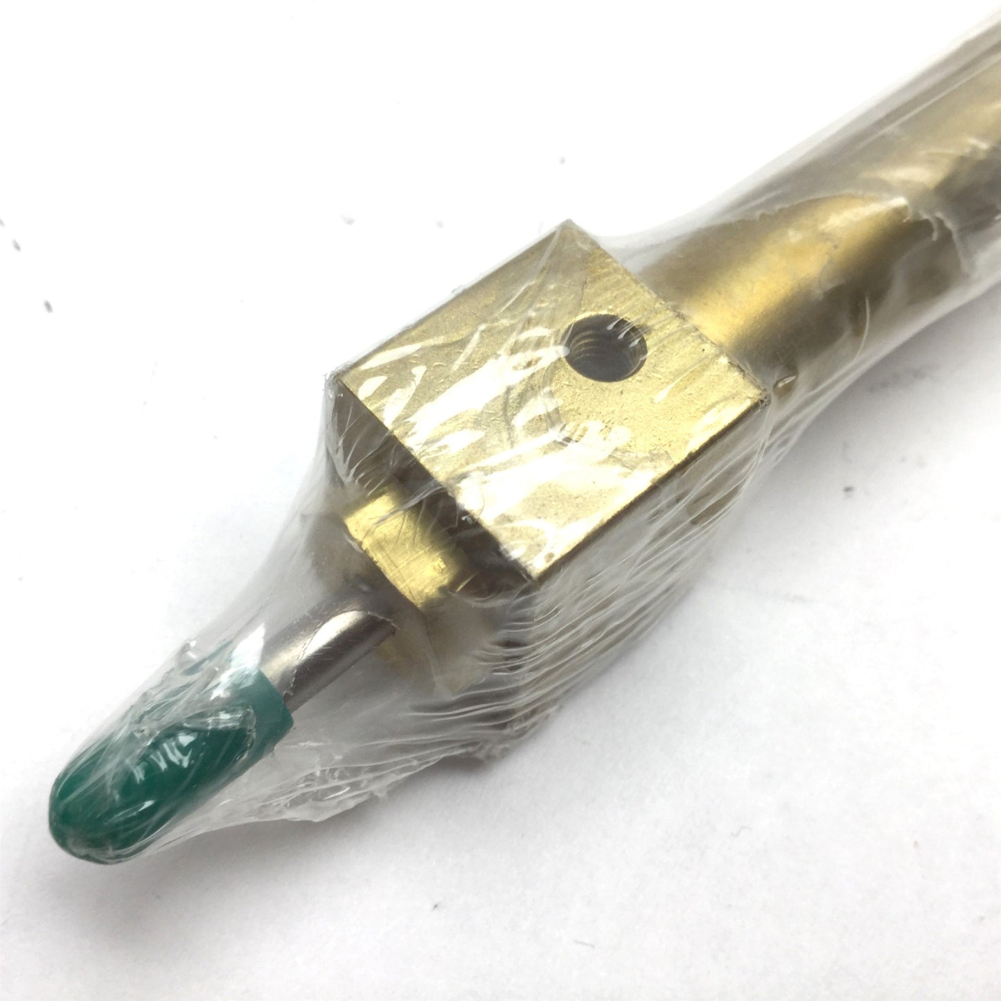 New Clippard 9BDD-5 Double-Rod Brass Cylinder, Bore: 9/16", Stroke: 5", Ports: 10-32