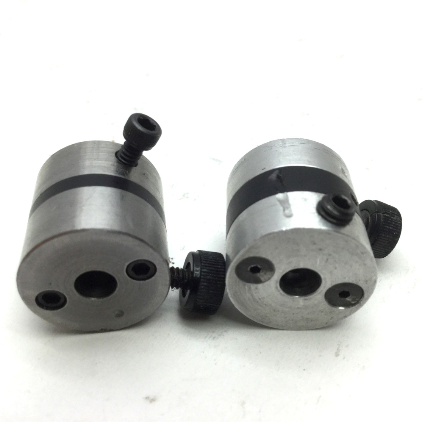 Used Lot of 2 Mini Motor Coupling Shaft Diameter 0.188" Length 0.7" OD 0.6875"