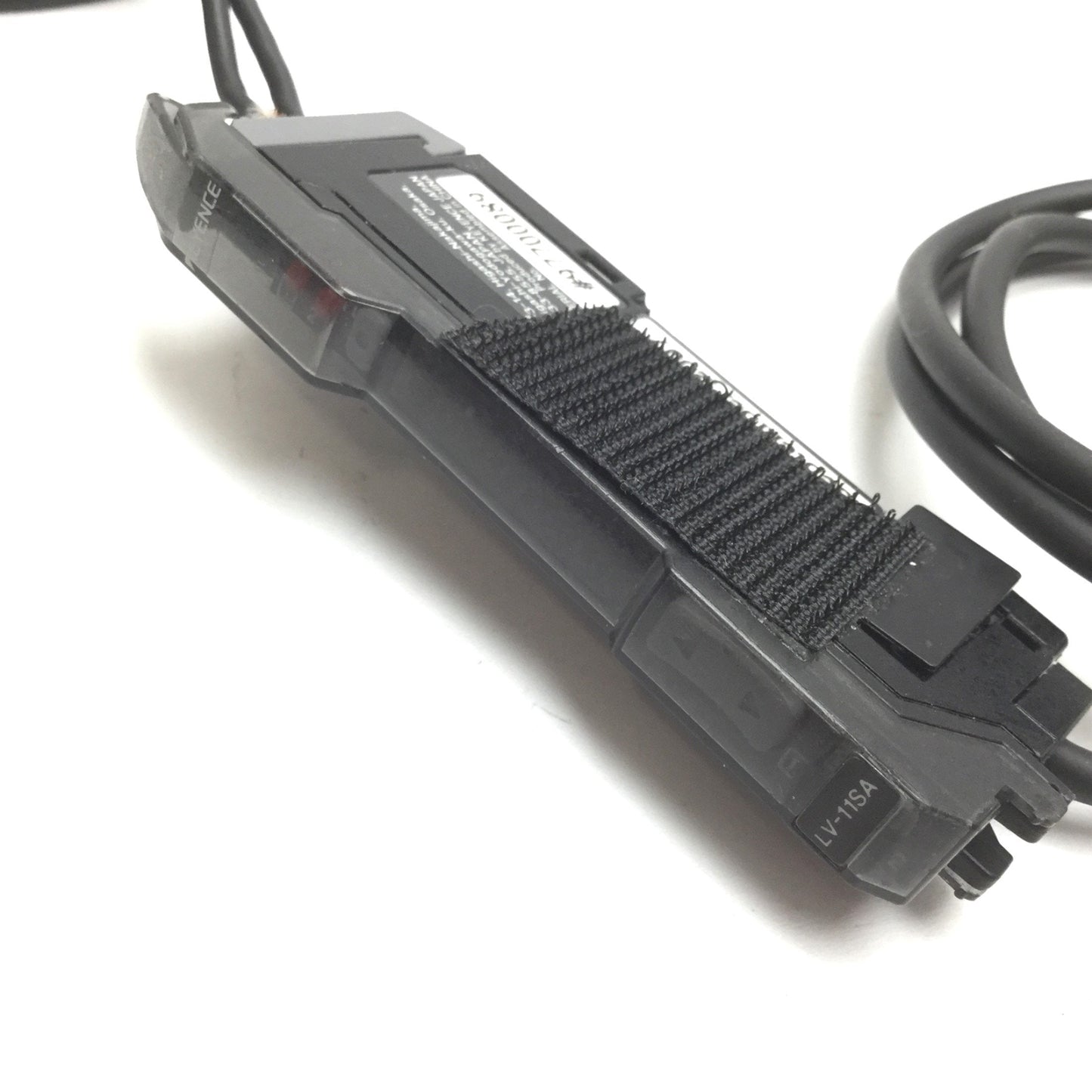 Used Keyence LV-S61 Retro-Reflective Sensor Head with LV-11SA Amplifier Unit