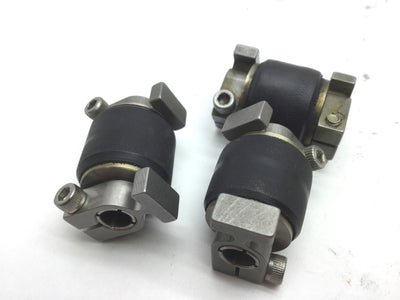 Used Lot of 3 Electrically Isolated Motor Coupling ID: 0.25" Length 1.25"