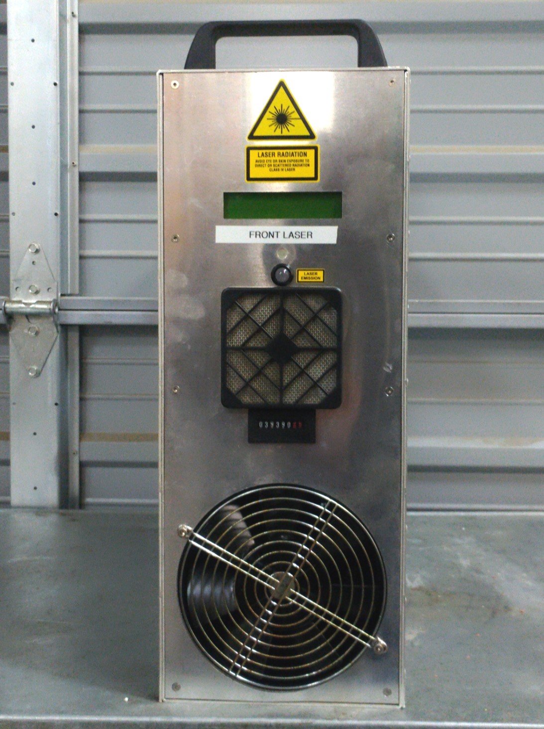 Used Laservall VIOLINO Green Laser Engraving System, 7W 532nm, FL 160mm, 90-240VAC