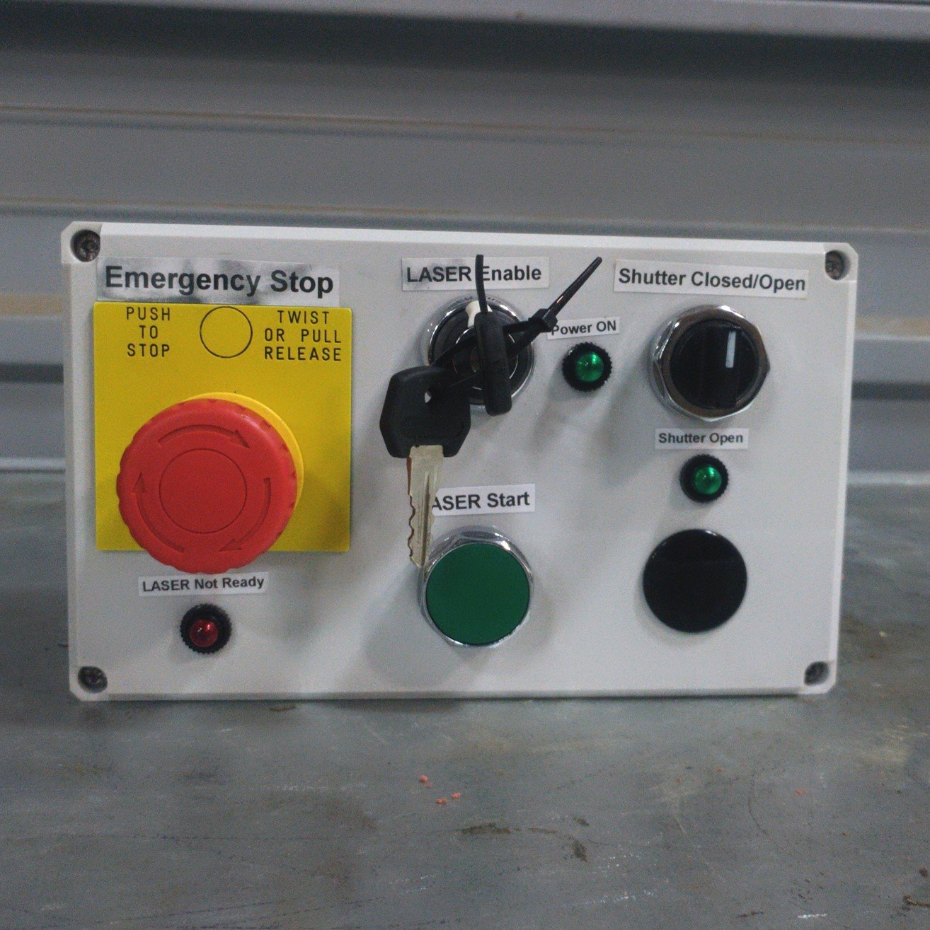 Used Laservall VIOLINO Green Laser Engraving System, 7W 532nm, FL 160mm, 90-240VAC