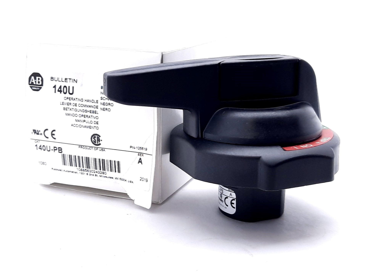 New Allen Bradley 140U-PB Rotary Disconnect Switch Operating Handle w/Trip Indicator
