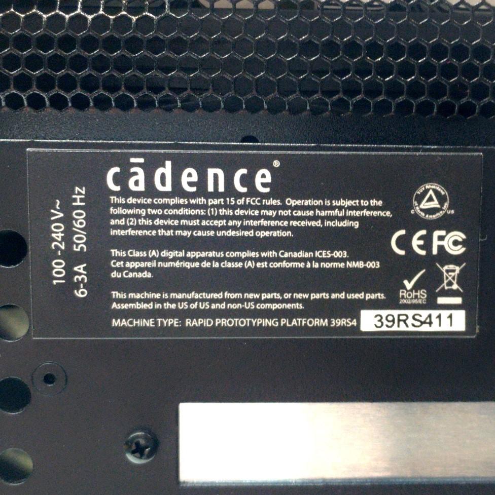 Used Cadence 39RS411 Rapid Prototyping Platform, 2x FPGAs, 10M ASIC Gates, 100-240VAC