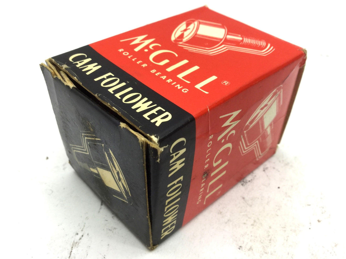 New McGill MCFE 40 Crowned Cam Follower Roller: 40mm dia 20mm Width, Stud: 18mm